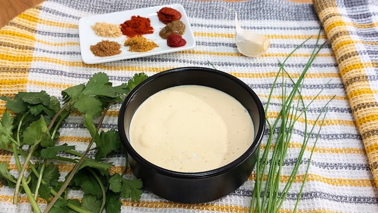 Sauce froide l&eacute;g&egrave;re sans huile facile et rapide - n&deg;479