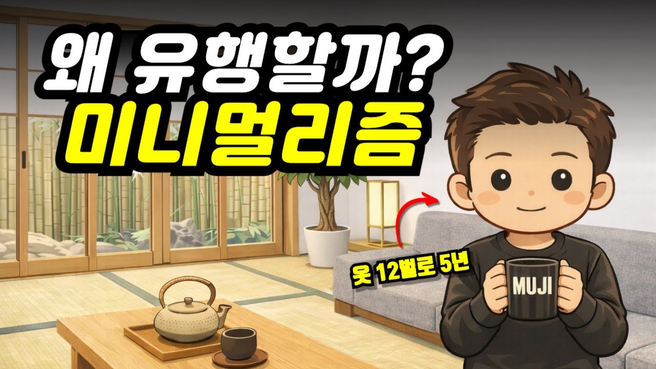 "소비경제의 몰락?" 더 적게 가지고 더 행복해지는 미니멀리즘