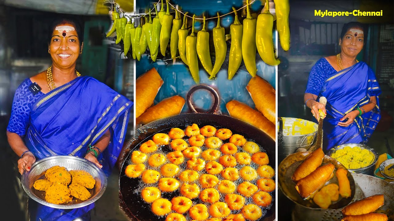 25 வருட AKKA BAJJI KADAI | சூடான பஜ்ஜி மட்டும் தரும் அக்கா பஜ்ஜி கடை |  MSF