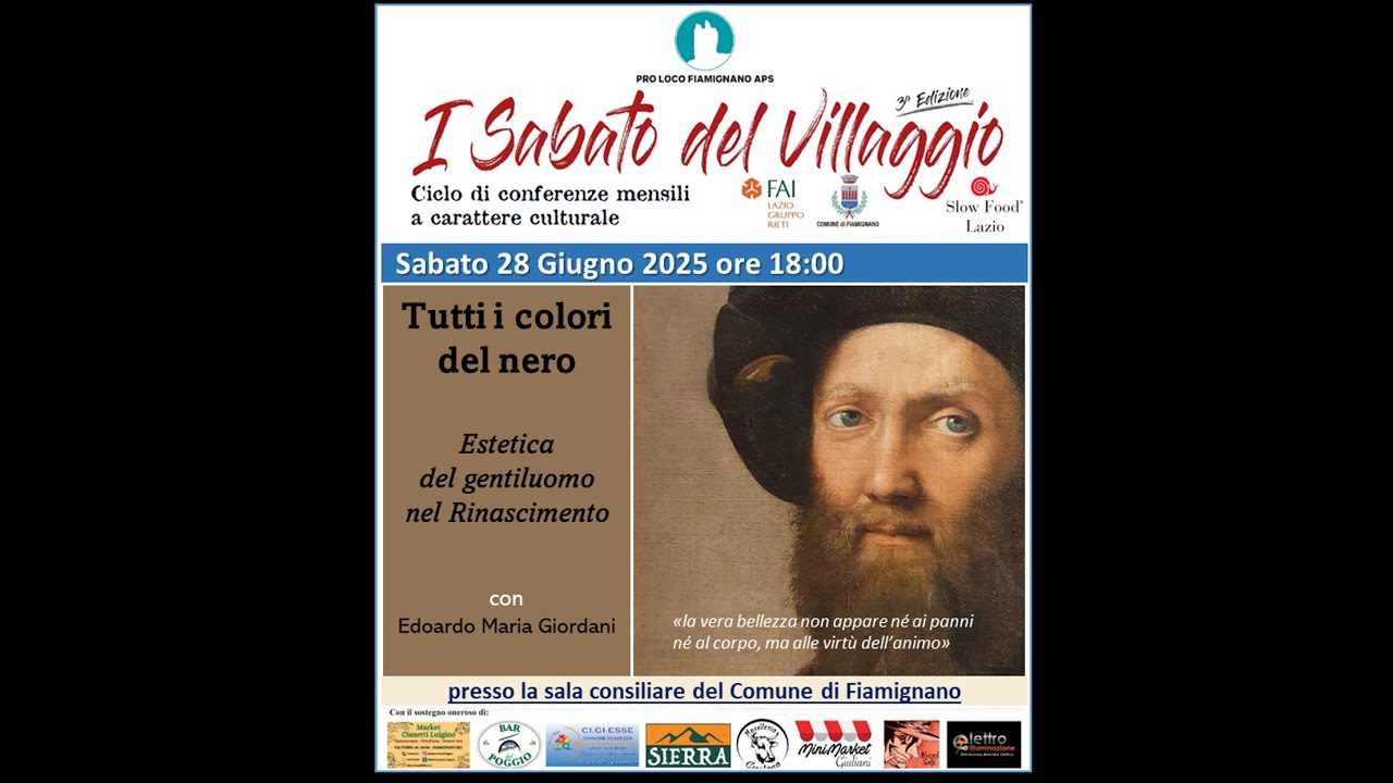 Tutti i colori del nero. Estetica del gentiluomo nel Rinascimento