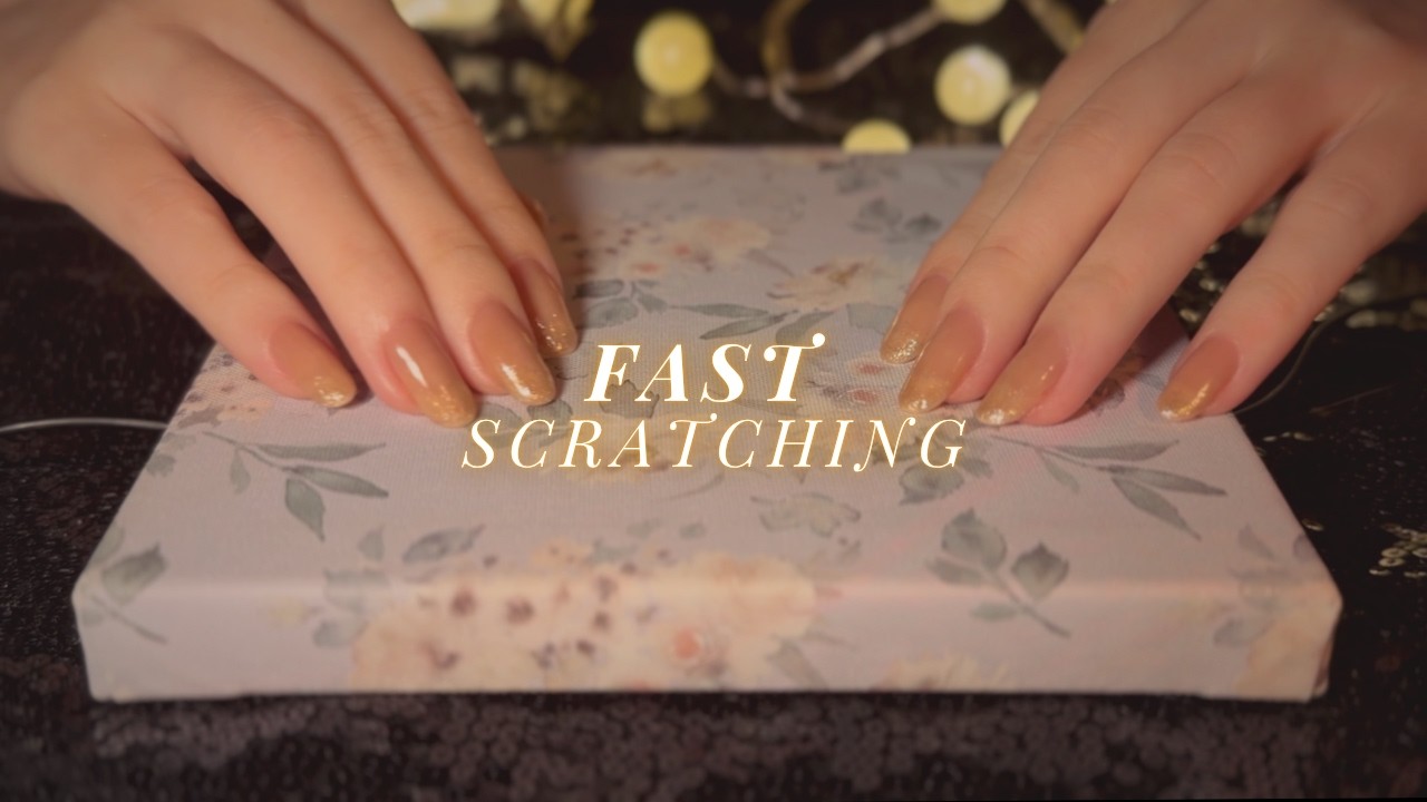 ASMR Fast But Not Aggressive Scratching🪽 Deep Relaxing Tingles💫(with BGM)