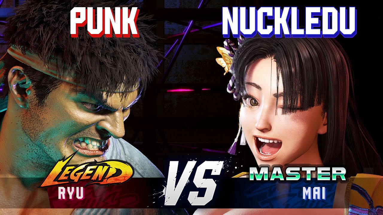 SF6 ▰ PUNK (Ryu) vs NUCKLEDU (Mai) ▰ High Level Gameplay