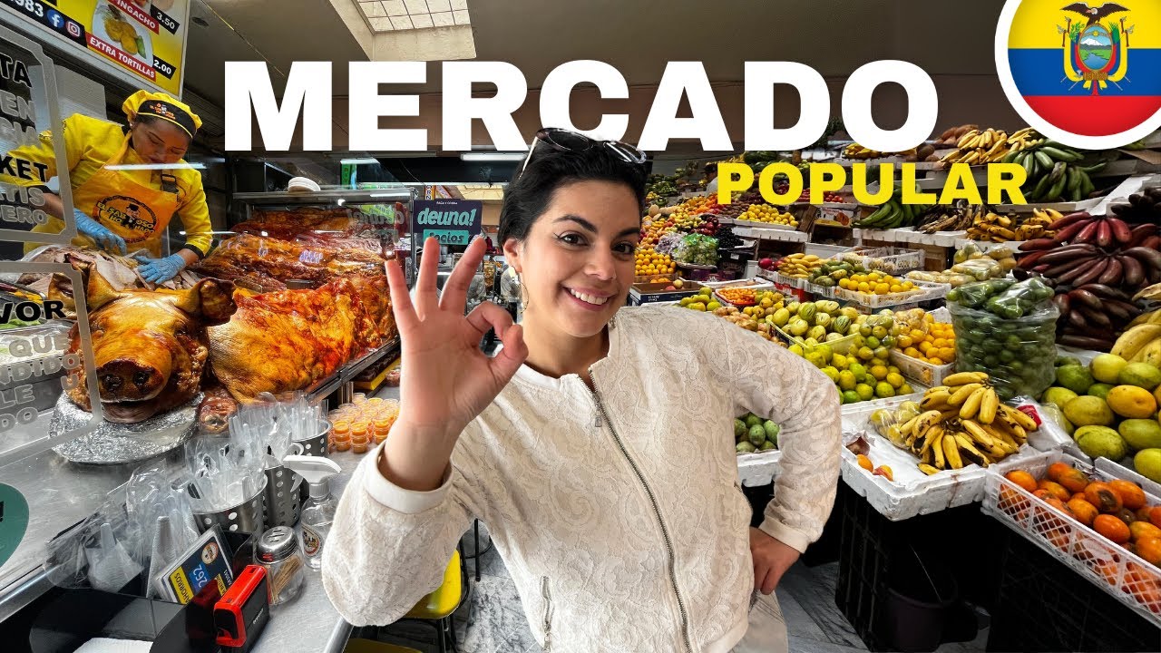 Así de IMPRESIONANTE es un Mercado popular en Ecuador🇪🇨 l De TODO Y ORGANIZADO - Geleocos