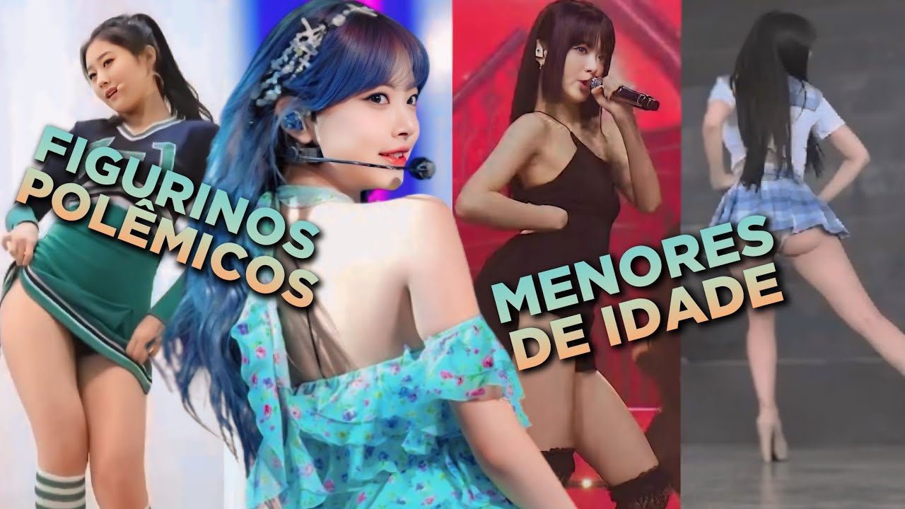 OS FIGURINOS BIZARROS E INAPROPRIADOS DOS IDOLS MENORES DE IDADE NO KPOP
