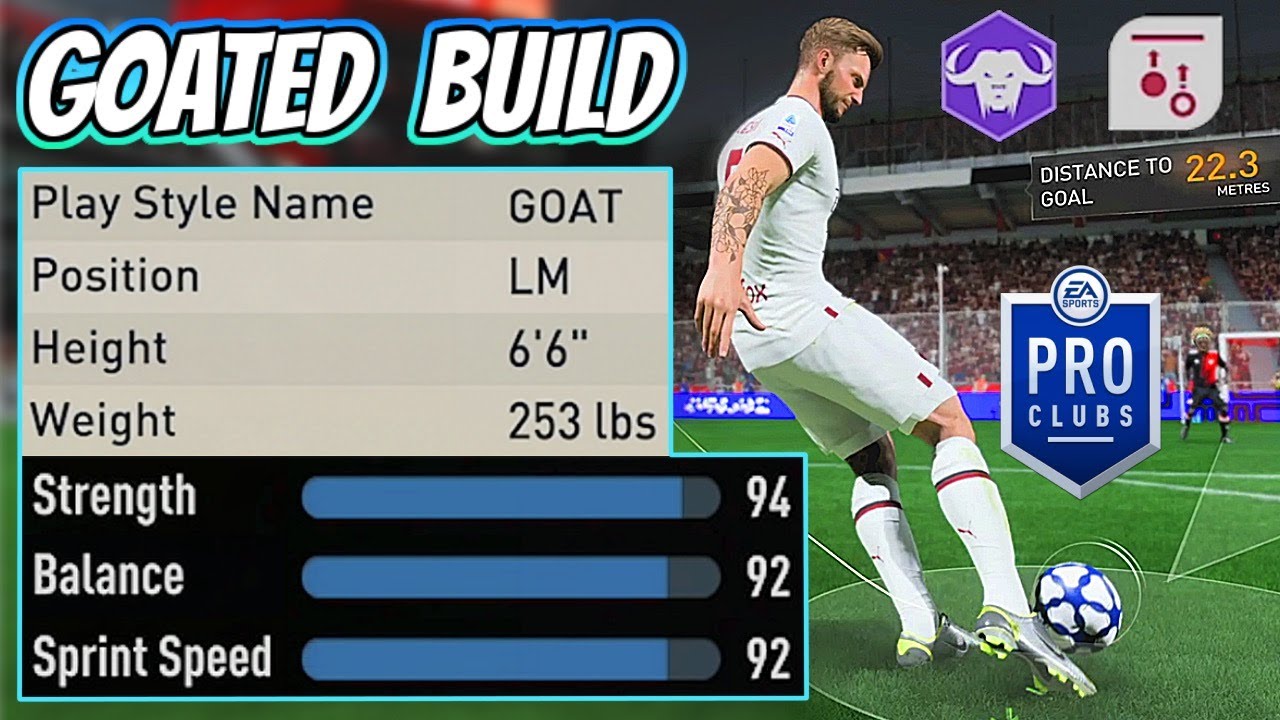 GLITCHIEST BUILD in FIFA 23 PRO CLUBS!