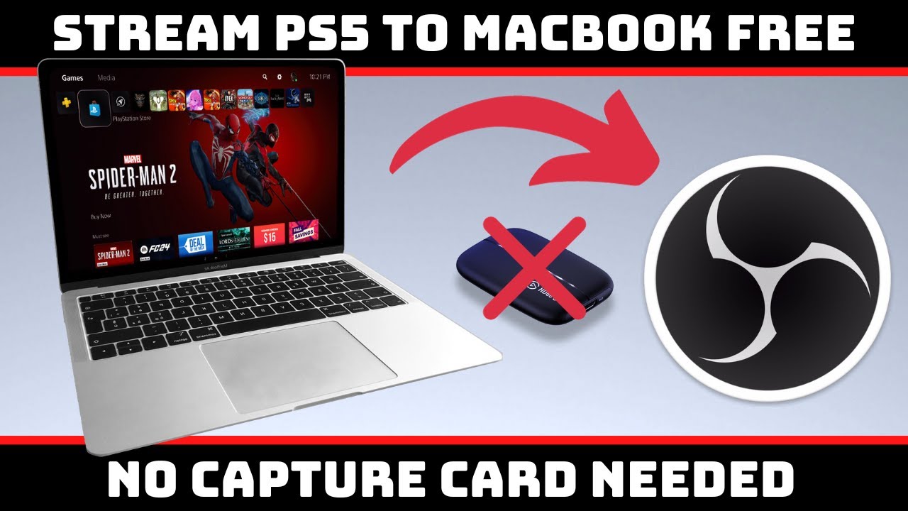 СТРИМЕРЫ MACBOOK PRO! ВОТ КАК СТРИМИТЬ PS5 НА OBS