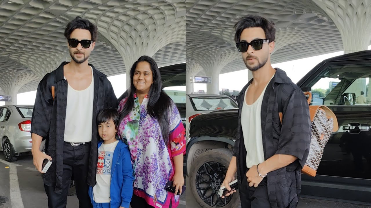 Ayush Sharma with wife and son  💃🔥