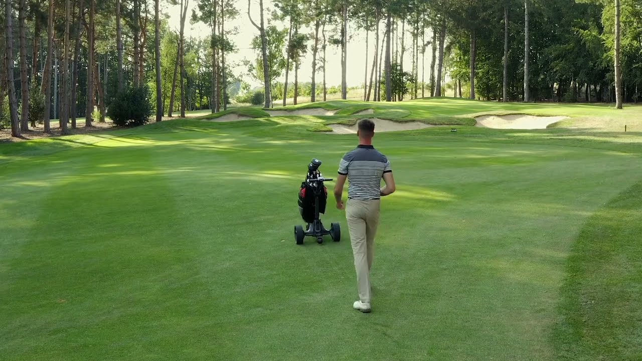 Motocaddy M7 Remote Birds Eye View  - Golf Gear Direct