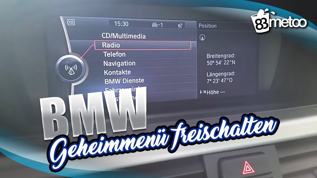 BMW CIC Service Menü - Geheimmenü freischalten