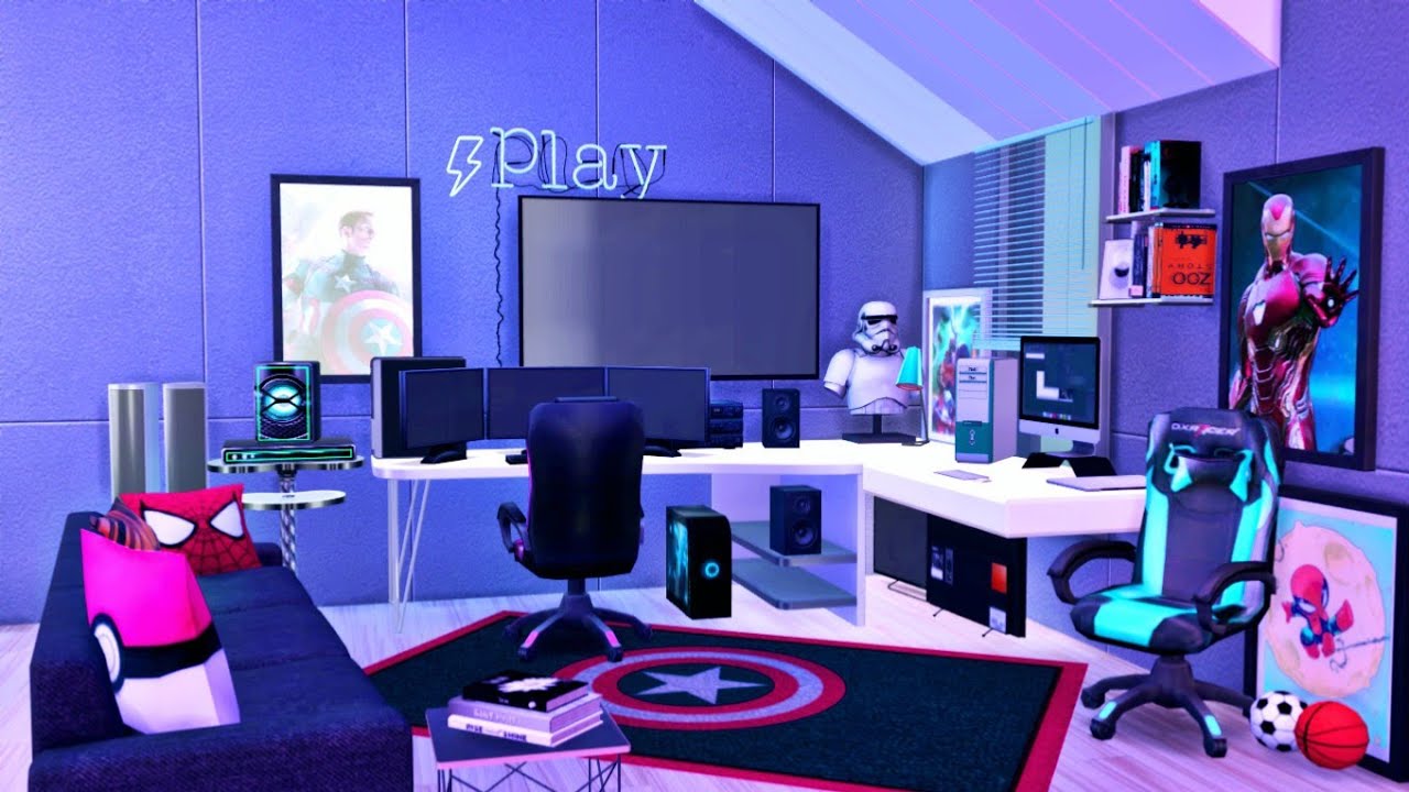 Gamer's Apartment | Stop Motion | THE SIMS 4