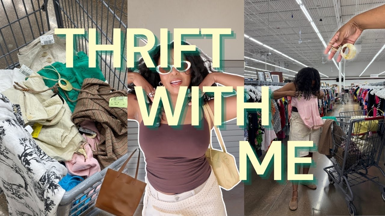 come thrift with me 🌊 🧺🦞 thrifting my dream EAST COAST SUMMER Pinterest board + try on haul!