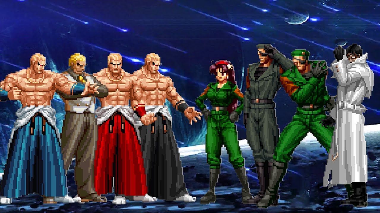 [KOF Mugen] Geese Howard Team vs Heidern Team