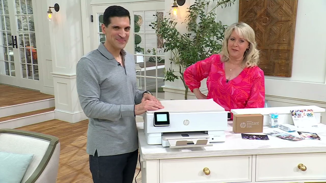 HP Envy Inspire All-in-One Printer w/ HP Ink & Paper on QVC
