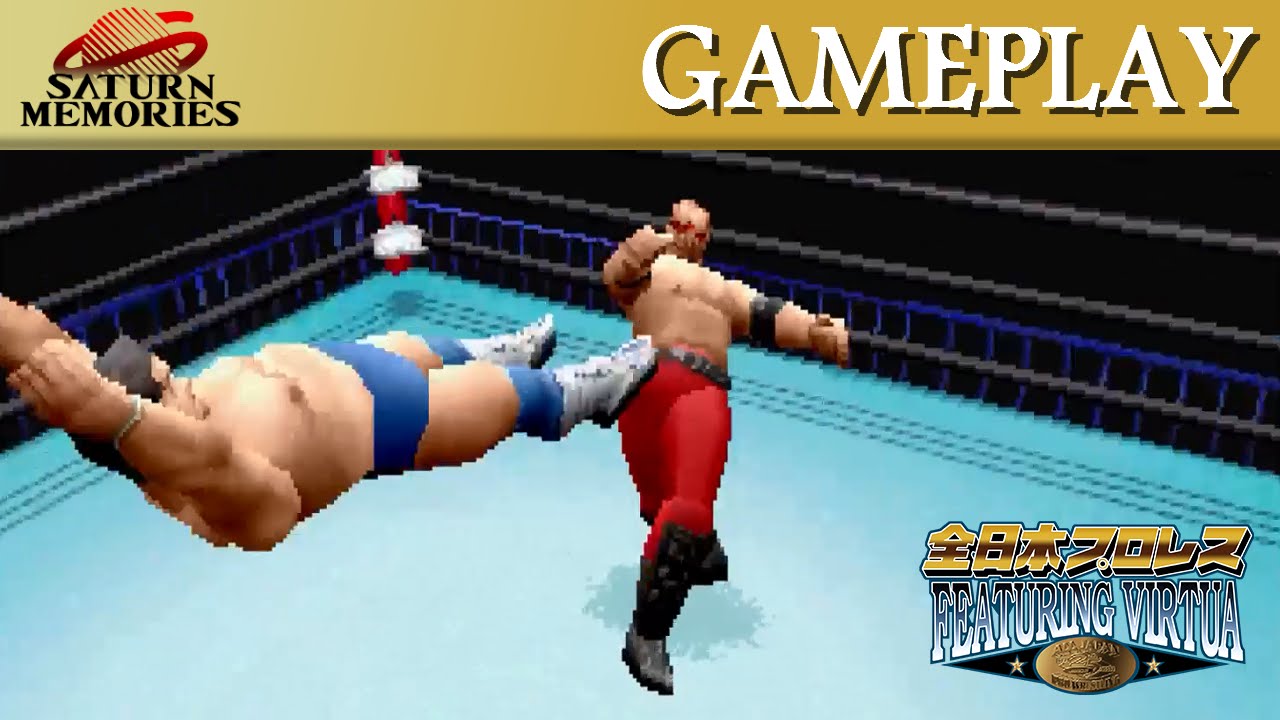 All Japan Pro Wrestling Featuring Virtua [Saturn] by SEGA [HD] [1080p]