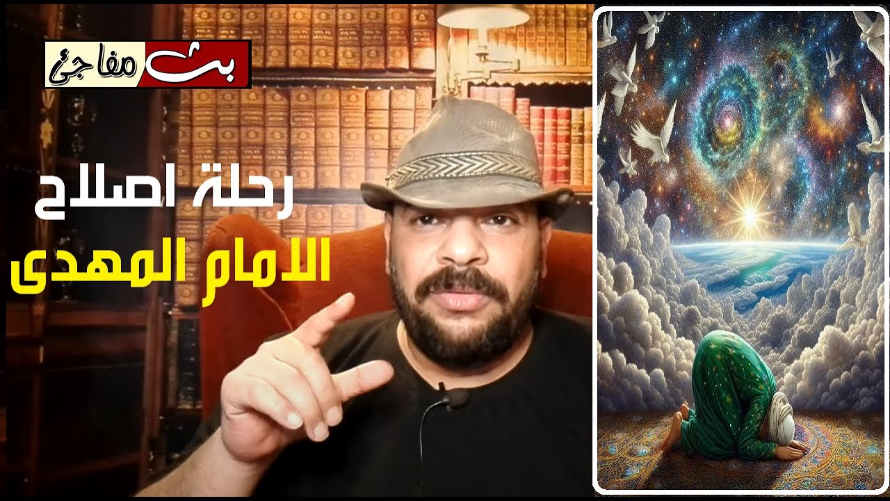 رحلة الامام المهدى لمقام الولاية من قصيدة الامام الصفدى