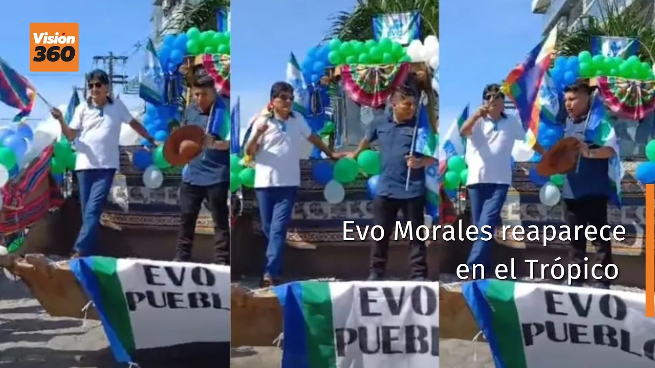 Evo Morales reaparece en el Trópico y asiste a la proclamación de candidatos evistas