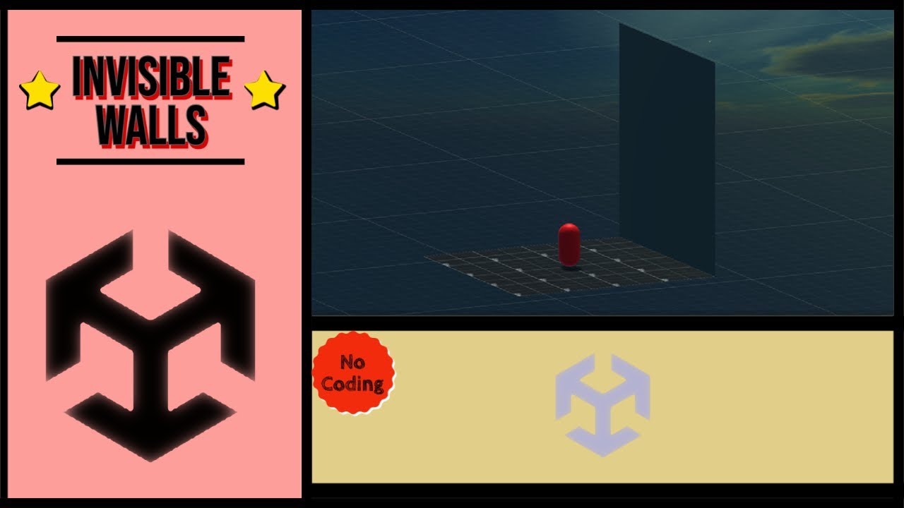 How to create Invisible Walls in Unity 3D.