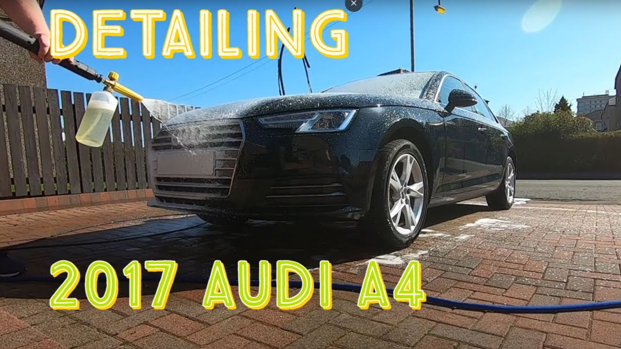 Car detailing 2017 Audi A4 (B9)