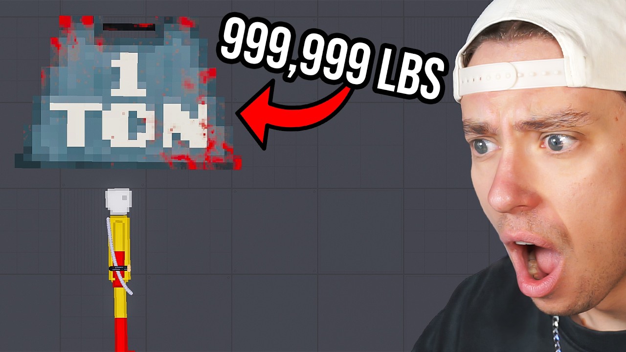 Can you Squish Saitama?! (People vs Weights in People Playground)