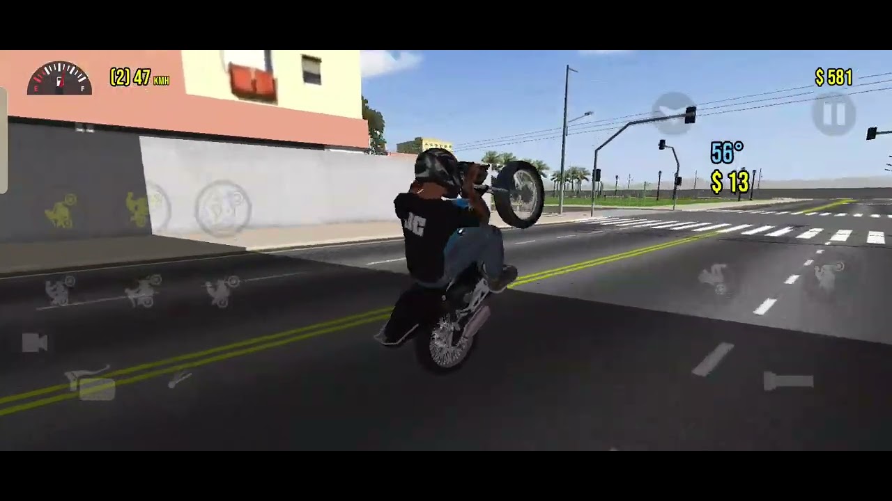 Start montadinha 205 Chapa máxima 🏍️📲 eu gostei desse escape no moto wheelie 3d.....