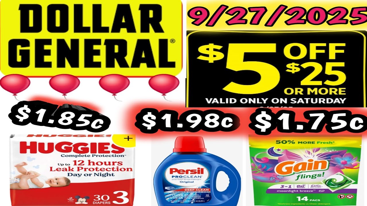 27.09.2025 🔥Купоны Dollar General на этой неделе #купон #5off25deals #dollargeneral