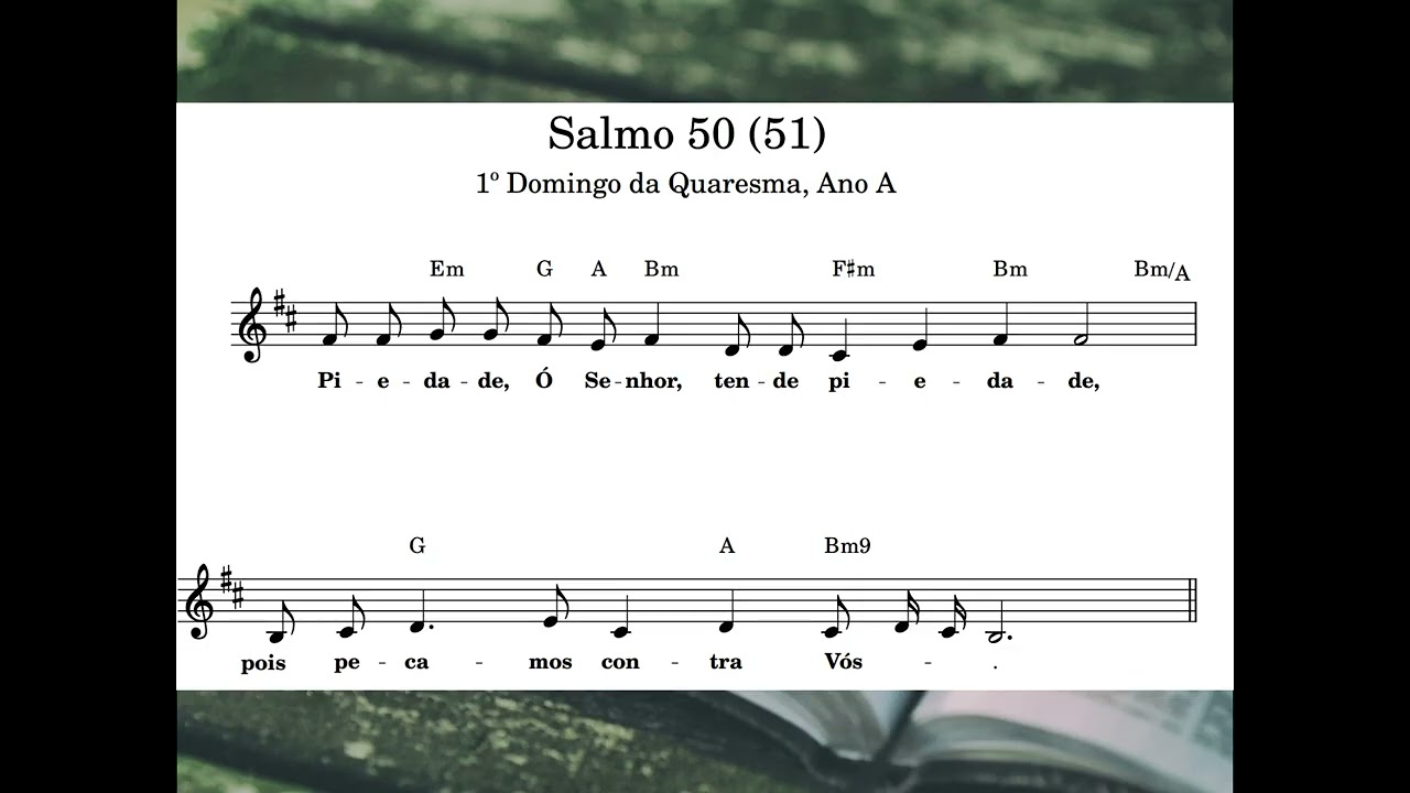 Salmo 50 (51)   1º Domingo da Quaresma, Ano A