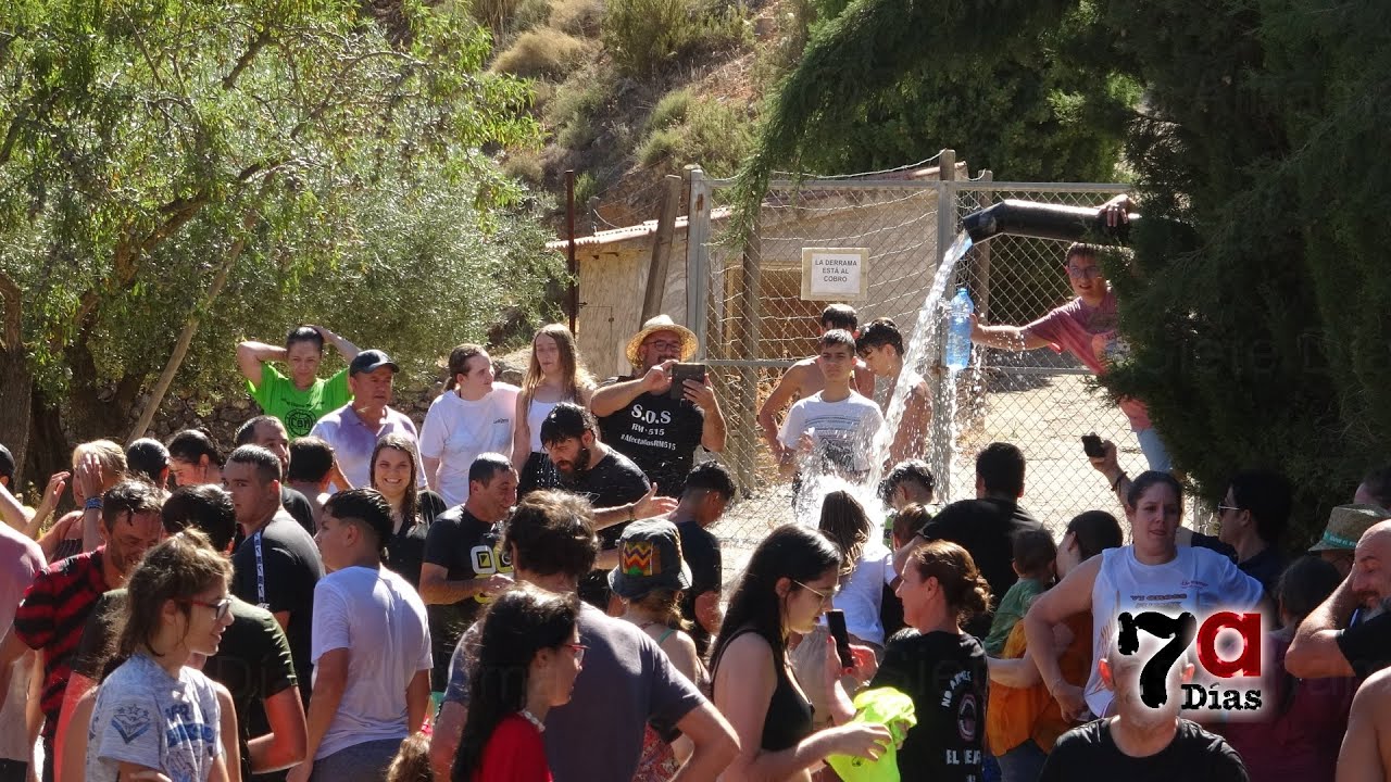 El chorro, broche de oro a las fiestas en El Berro