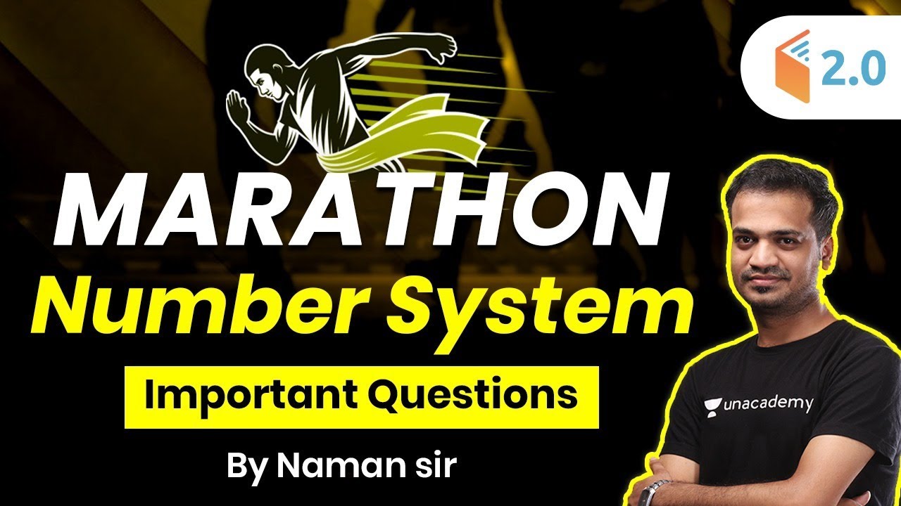 Maths Marathon Class | Number System by Naman Sir | wifistudy 2.0