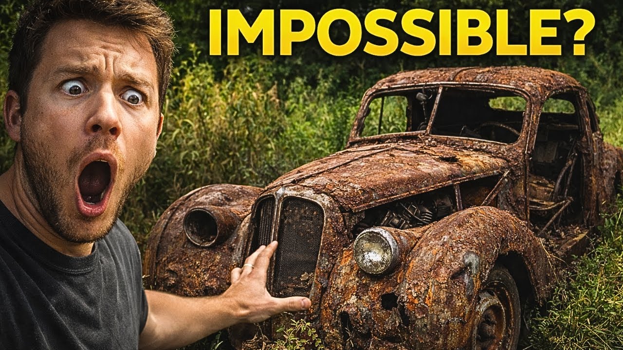 Rescuing a Rusted 1932 Bugatti Atlantic | Car Restoration ASMR
