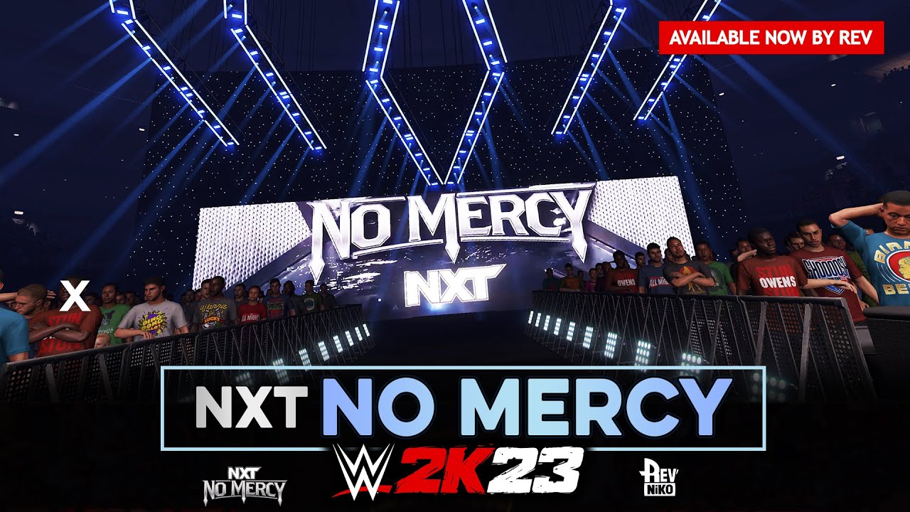 NXT NO MERCY ARENA BUILDED FOR WWE 2K23 | ARENA MODS