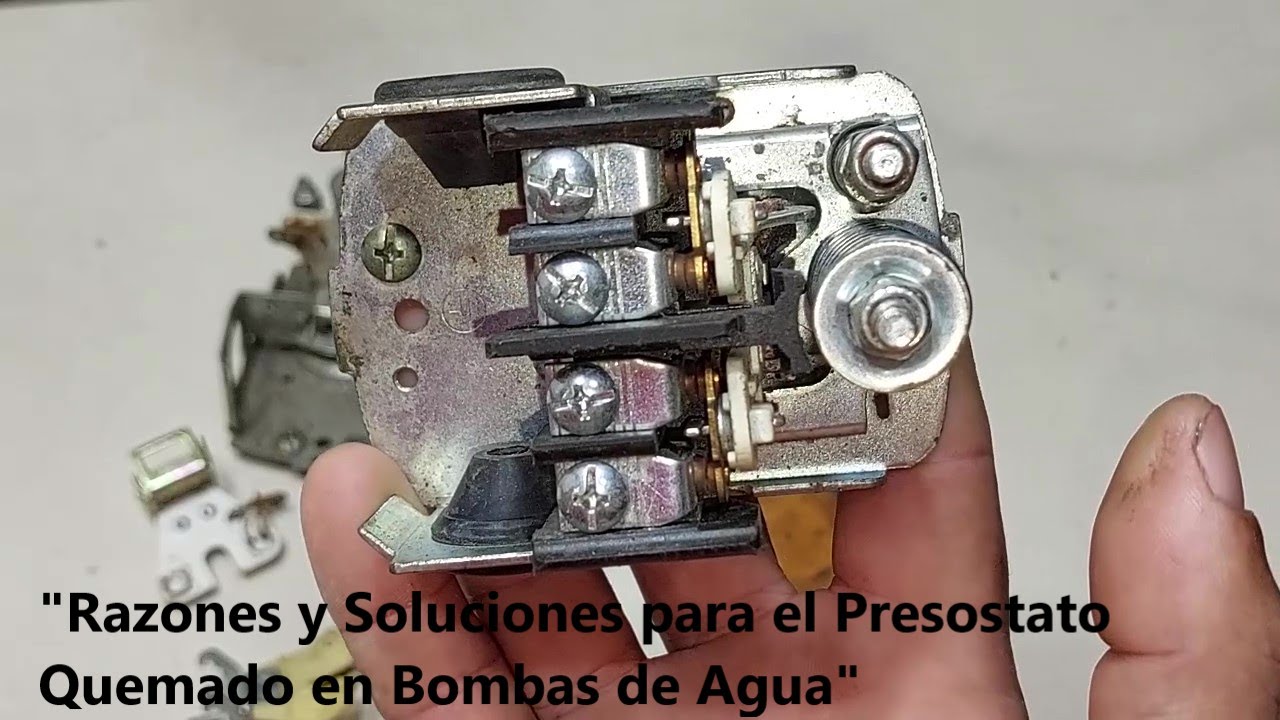"¿Por Qué se Quema el Presostato o swich de presión de tu Bomba de Agua? Causas y Soluciones"