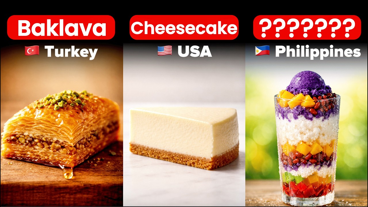 The Best Dessert From Every Country | 50 Sweets