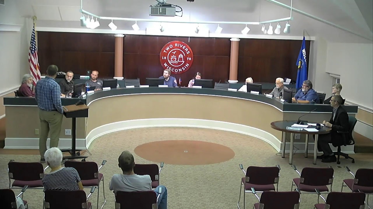 Two Rivers City Council Meeting for Monday, September 15, 2025