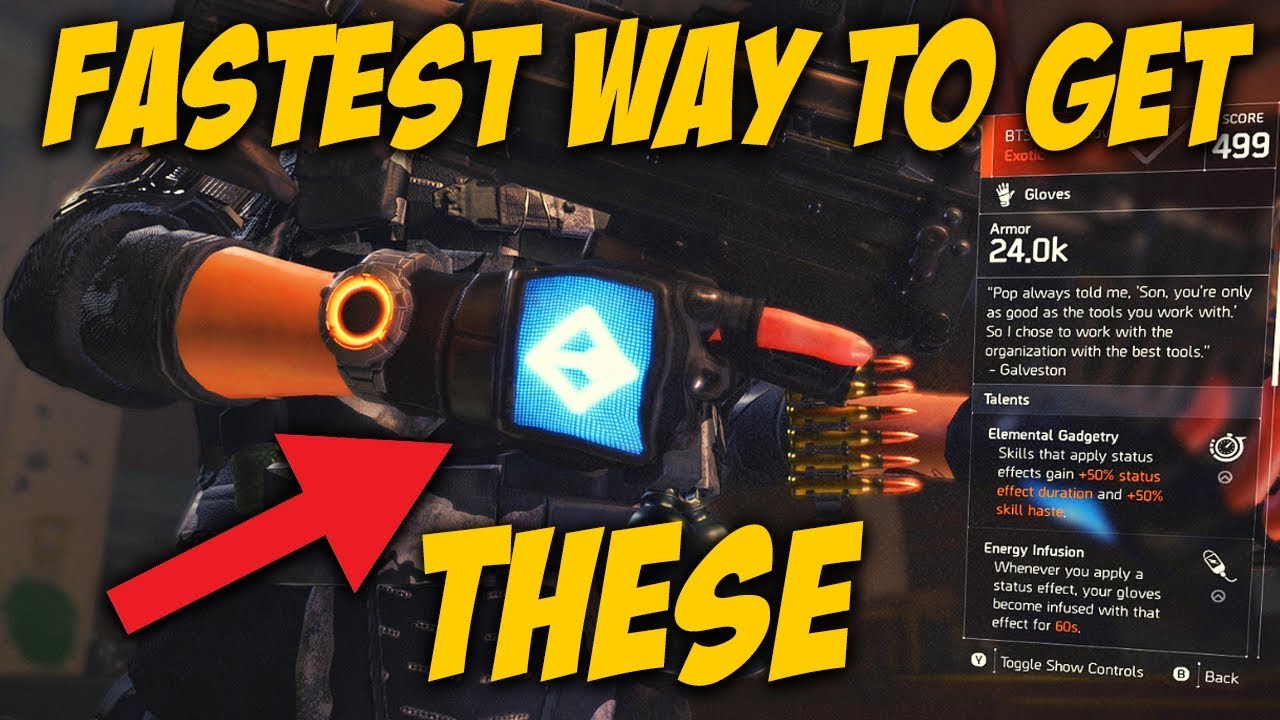 The Division 2 - The FASTEST Way To Get The BTSU Gloves