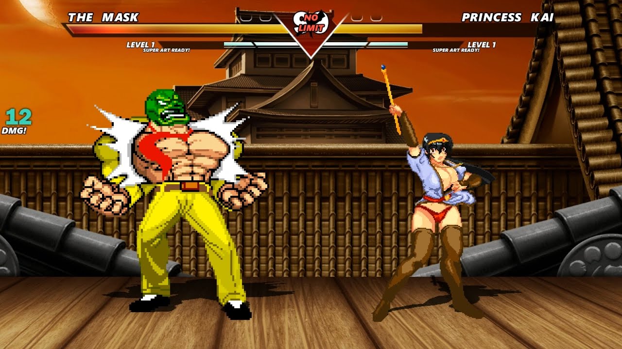 THE MASK vs PRINCESS KAI - Highest Level Incredible Epic Fight!