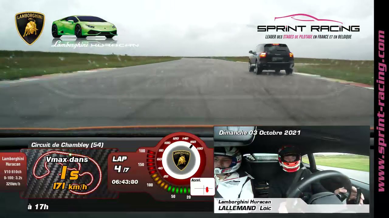 lamborghini huracan lp-610 circuit chambley