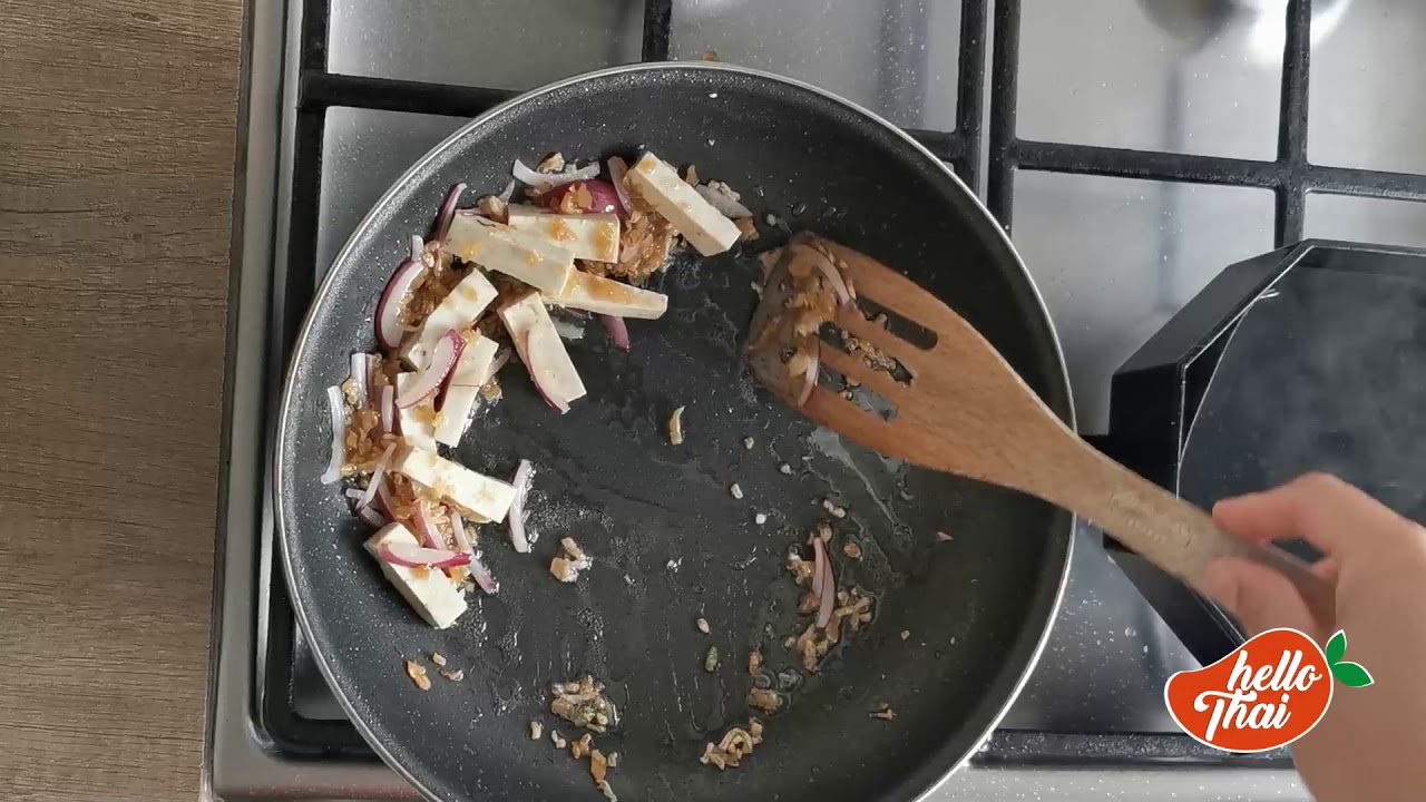 Padthai  garnalen (roerbak noedels met garnalen)