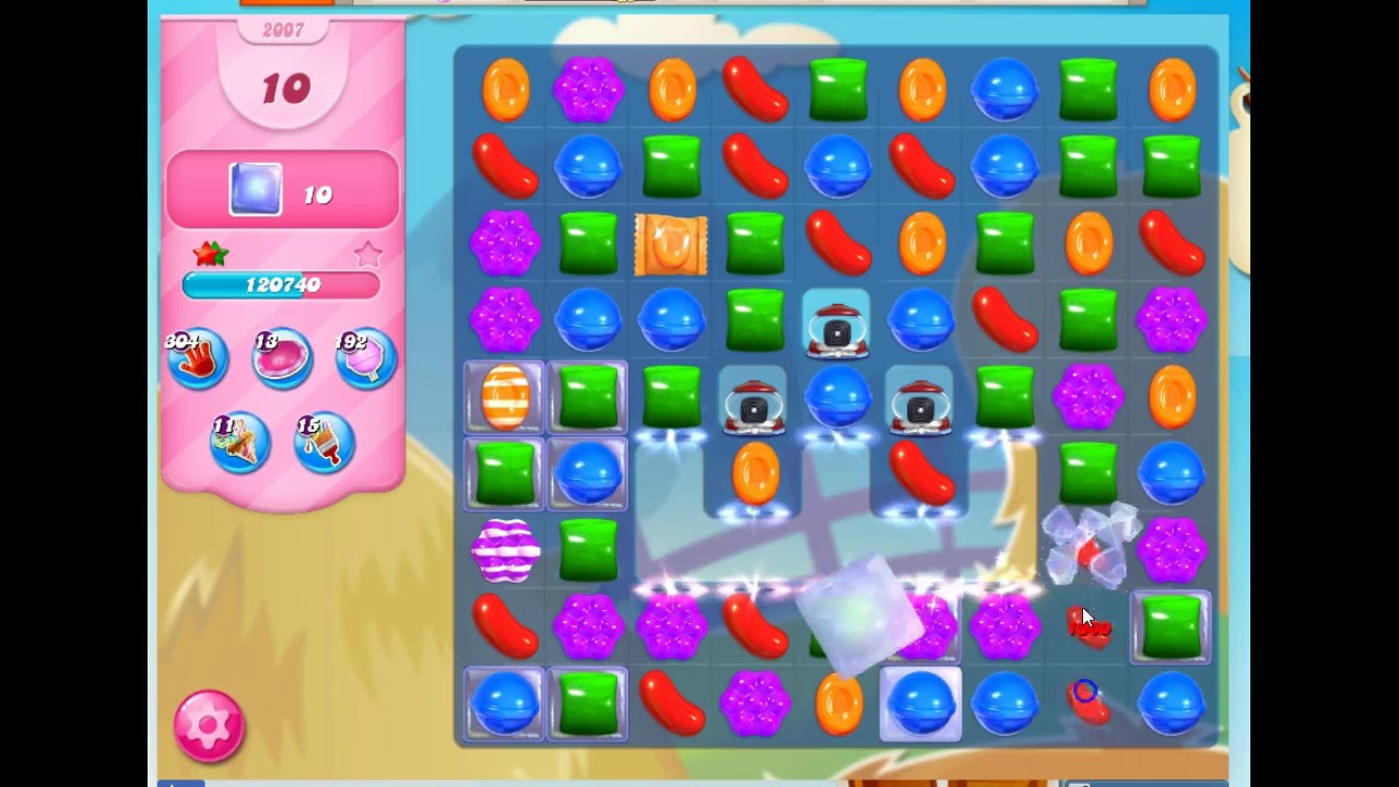 Candy Crush Level 2007 Audio Talkthrough, 16 Moves 0 Boosters