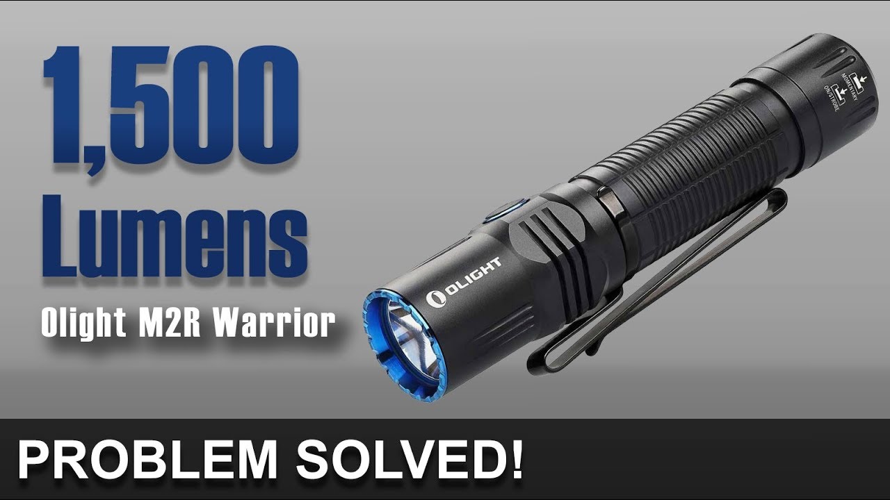 🔦 Perfect 1,500 Lumens - Olight M2R Warrior