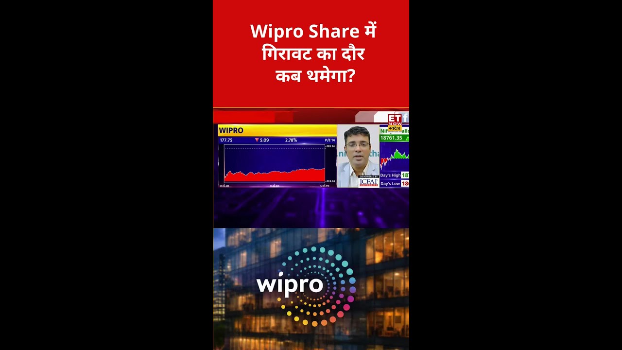 When will Wipro shares see a rebound? #wiproshare #wiprostock #itstocks #itsector #technologystoc...