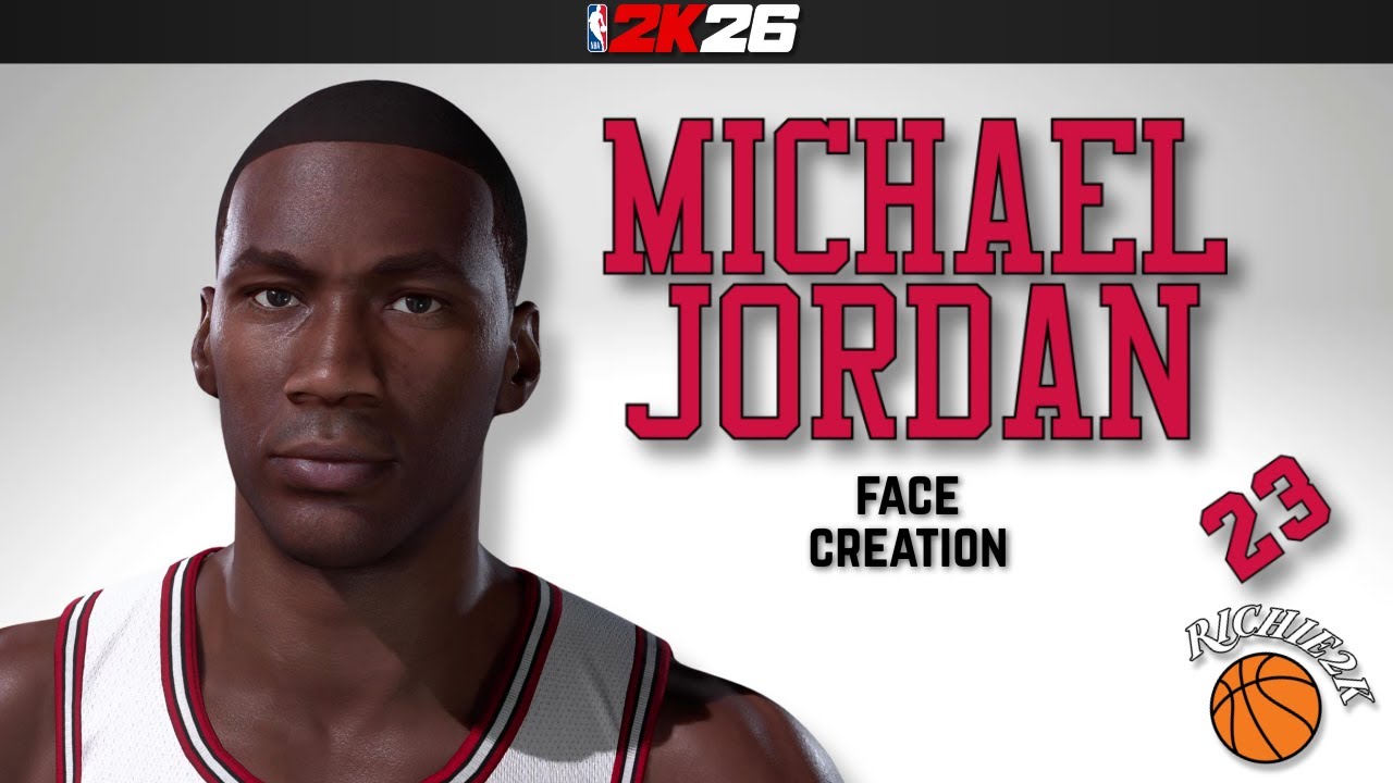 Michael Jordan Face Creation NBA 2K26
