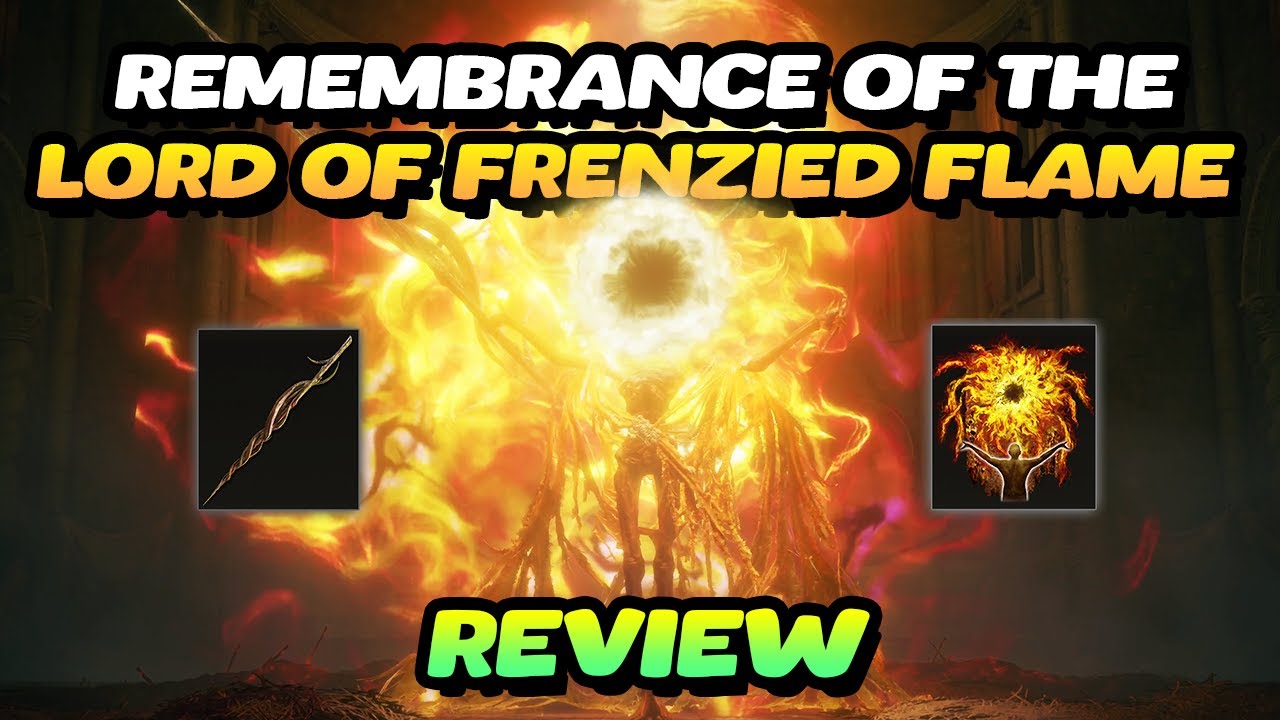 Remembrance of the Lord of Frenzied Flame | Midra Boss Weapon & Incantation | Elden Ring DLC