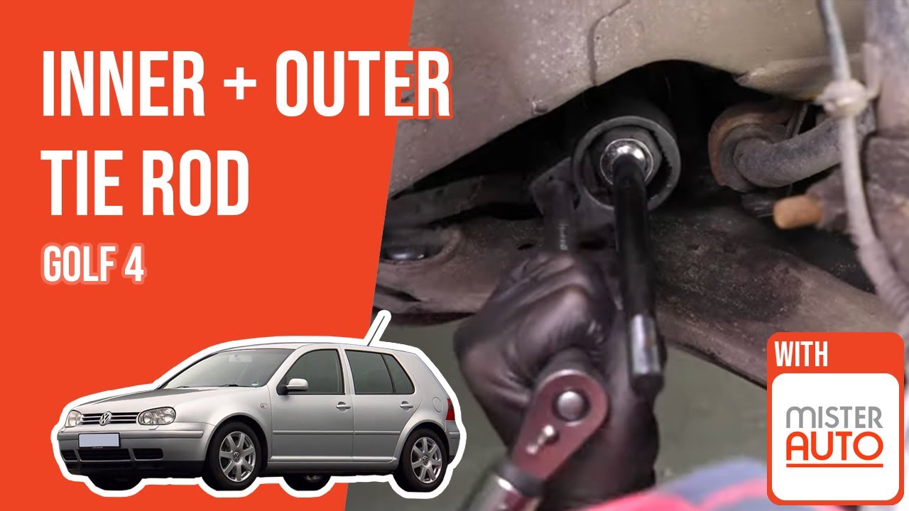 How to replace the inner and outer tie rod Golf mk4 🚗