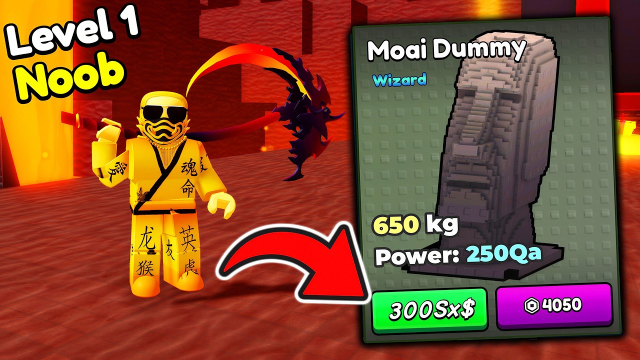 Unlocking MAX LEVEL Moon Dummy in Lucky Block Rush!
