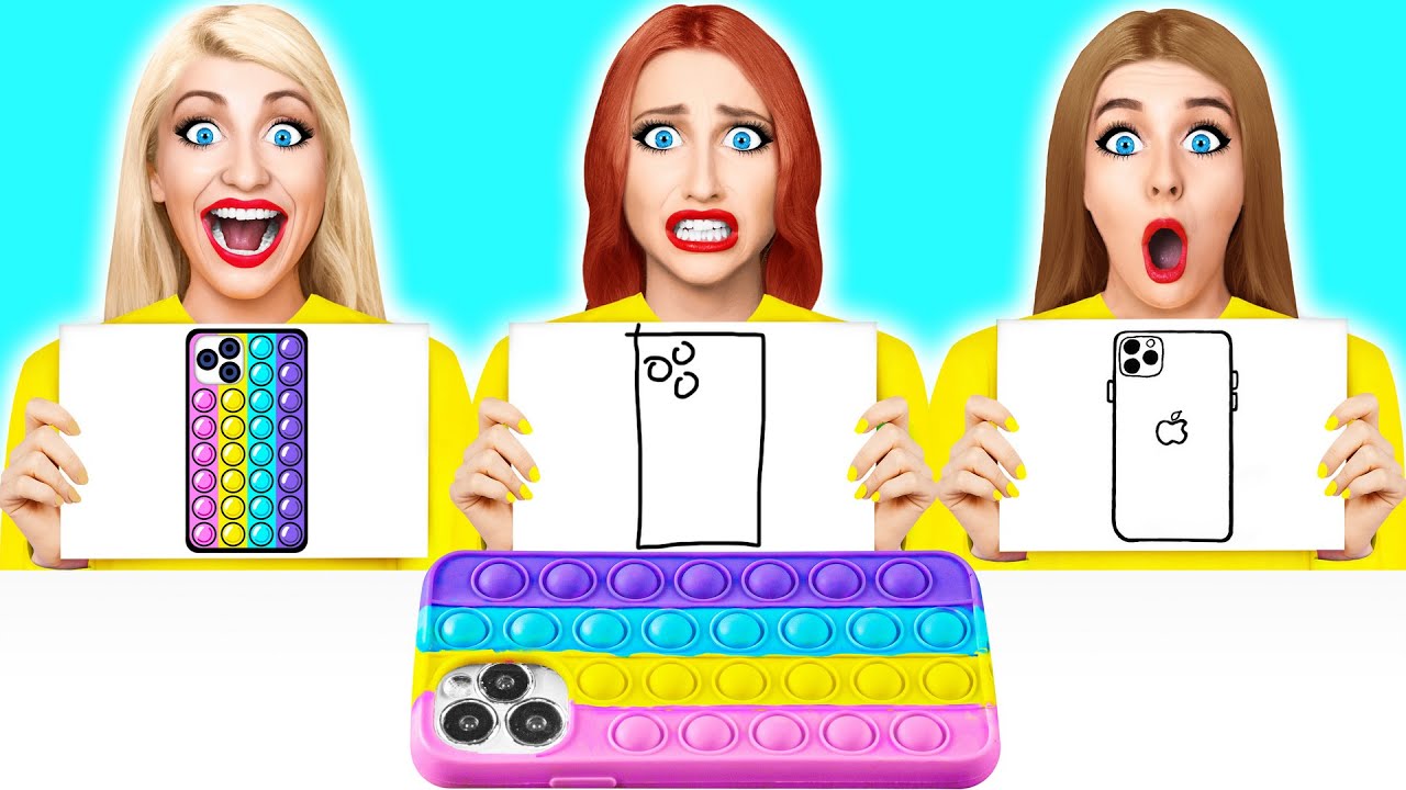 الذي يرسم من الأفضل أن تأخذ التحدي الجائزة | مواقف مضحكة Multi DO Food Challenge