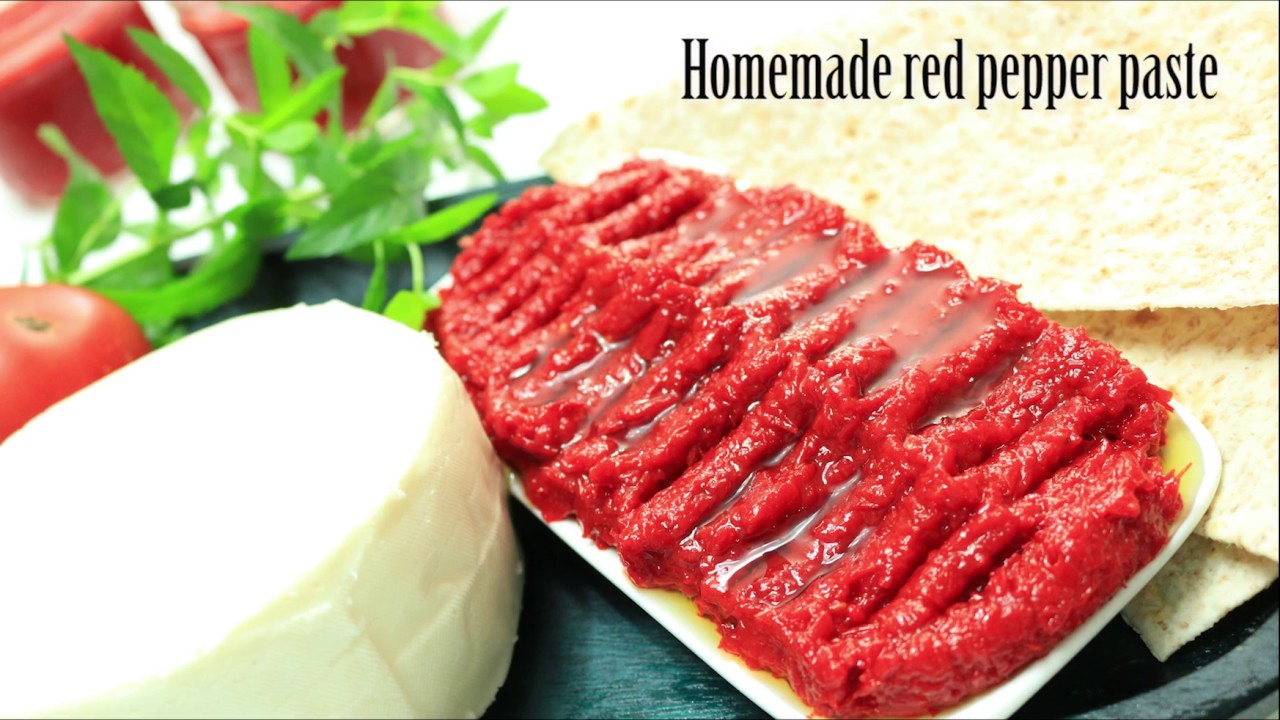Homemade Red Pepper Paste