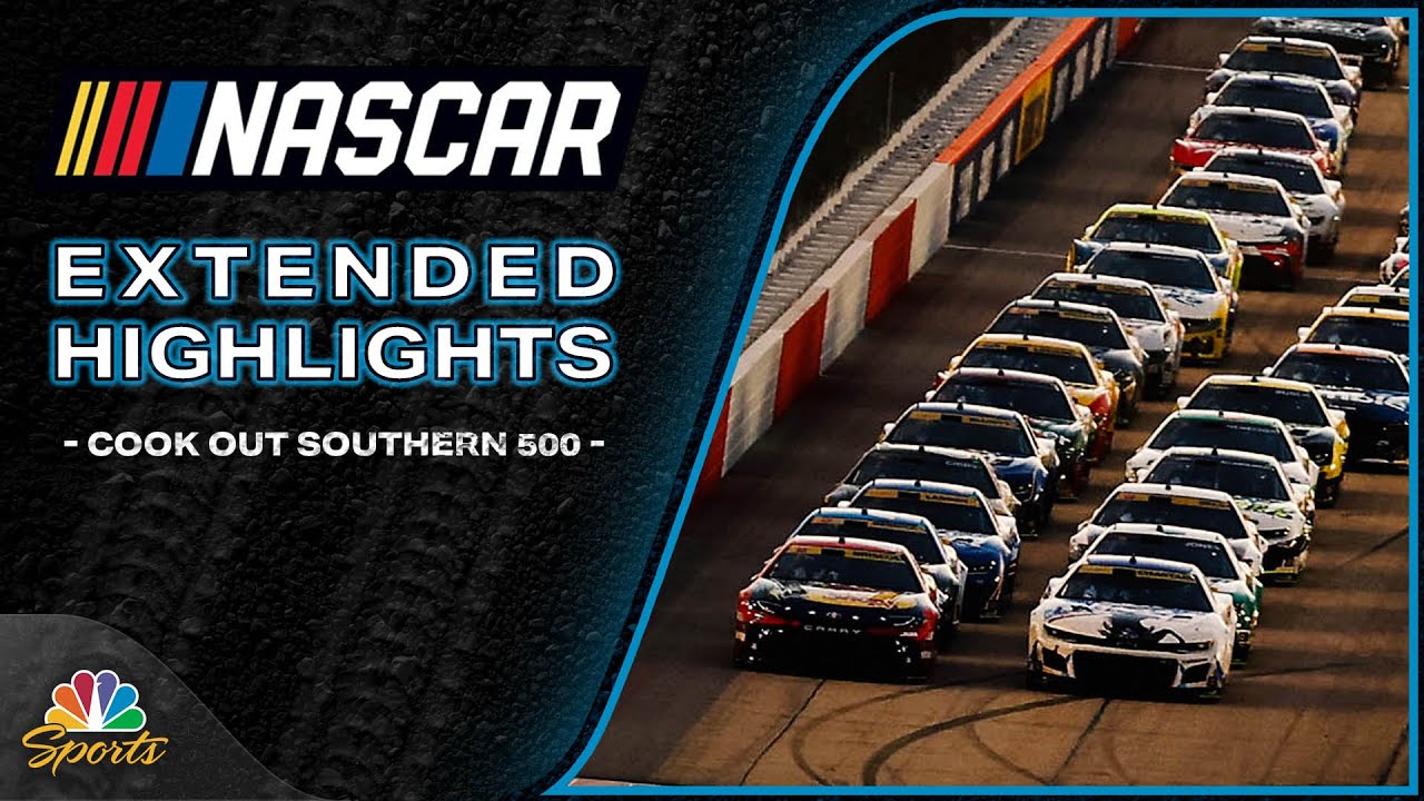 NASCAR Cup Series 2025: Cook Out Southern 500, Darlington | EXTENDED HIGHLIGHTS | Motorsports on NBC