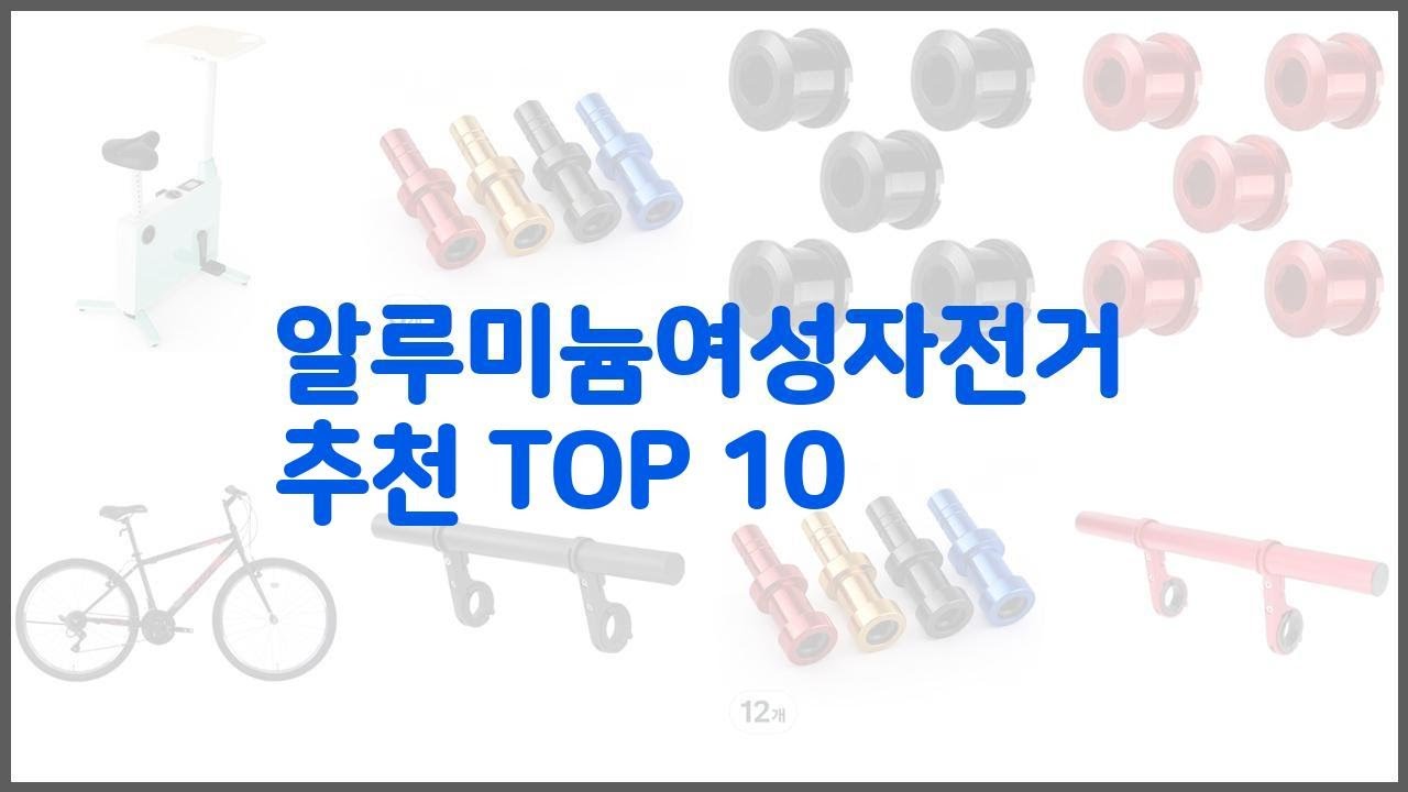 알루미늄여성자전거 추천 가격과 품질, 모두 잡은 상품 10가지