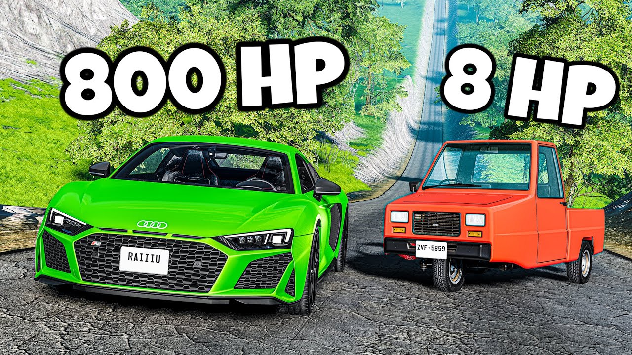 ❄️ SPORTOWE AUTA I WOLNE VS TOR PRZESZK&Oacute;D?! | BeamNG Drive |
