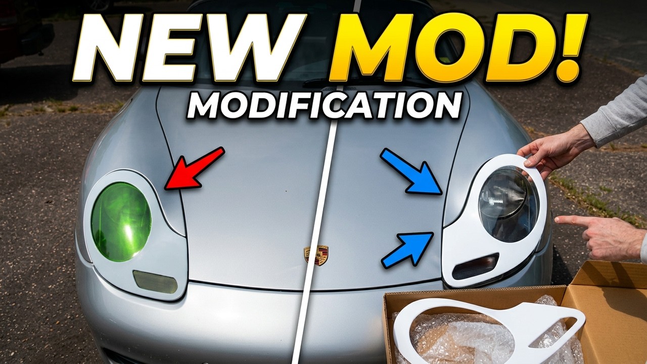 How to upgrade your Porsche headlights on a 996 986 911 to look like a newer model.